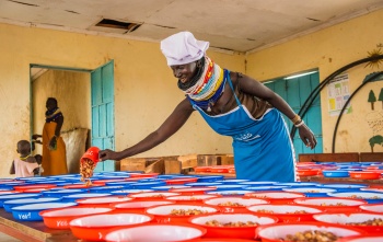 A mother and volunteer at a school in Turkana