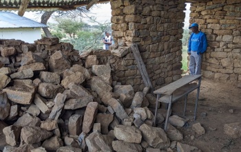 Razrušena učionica