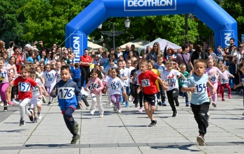 Start dječje utrke u Slavonskom Brodu