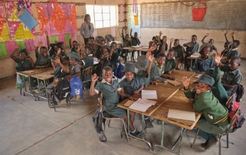 Children in school in Zimbabwe