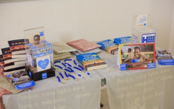 Promotivni materijali na stolu u Splitu