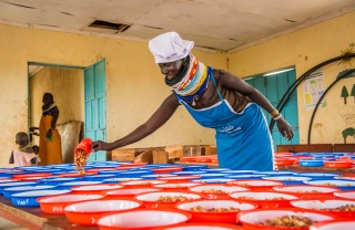 A mother and volunteer at a school in Turkana