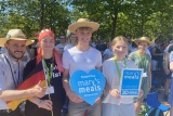 Podupiratelji Marijinih obroka na Mladifestu