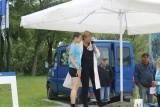 Voditeljica Karmela Vukov Colić razgovara s pobjednicom utrke