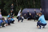 Trkači se zagrijavaju za utrku na Bundeku