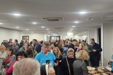 Posjetitelji proslave u Zagrebu na druženju poslije programa