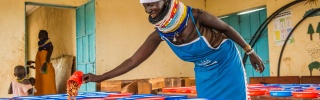 A mother and volunteer at a school in Turkana