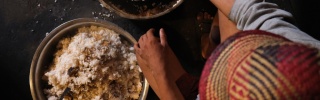 Food is prepared by Grandir Dignement in Madagascar