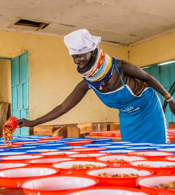 A mother and volunteer at a school in Turkana