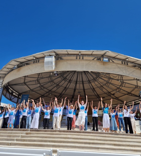 Volonteri na vanjskom oltaru u Međugorju