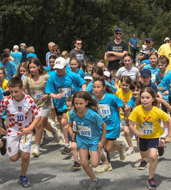 Start dječje utrke u Zagrebu