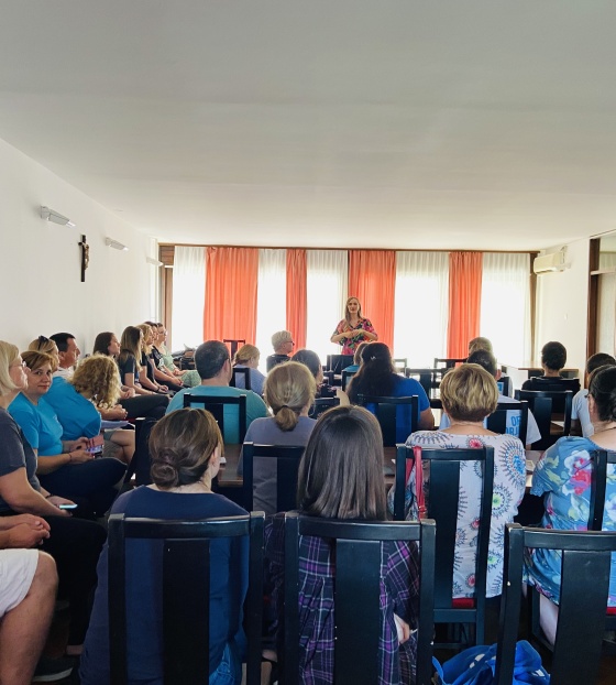 Volonteri na predavanju o komunikaciji