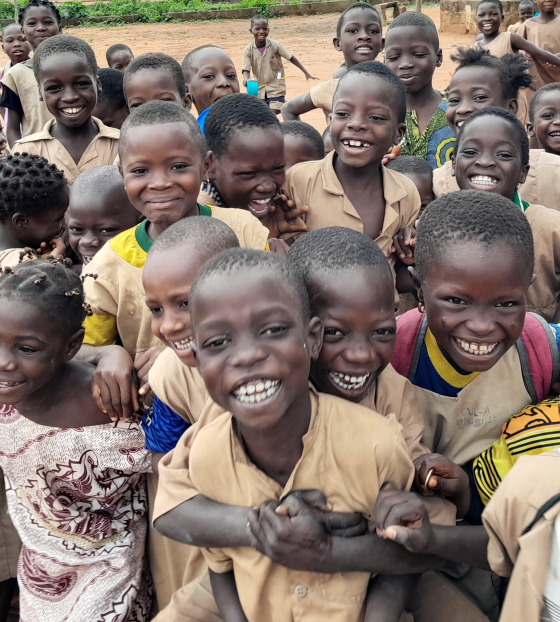 Children at school  in Benin