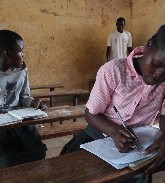 Children in school in Kenya