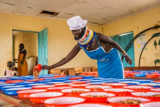 A mother and volunteer at a school in Turkana