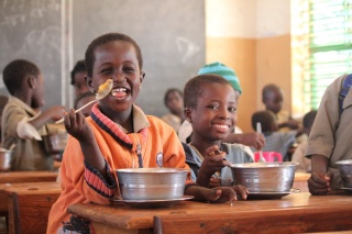 Children at school  in Benin
