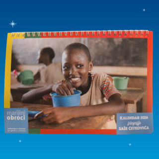 Stolni kalendar Marijinih obroka s fotografijama Saše Četkovića