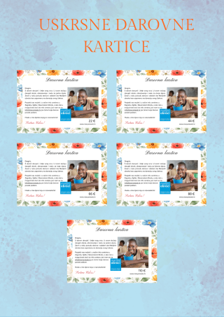 Vizual uskrsnih darovnih kartica