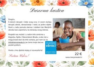 Uskrsna darovna kartica
