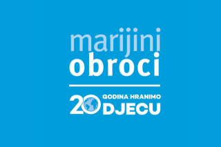 Logo 20 godina Marijinih obroka