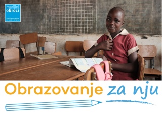 Vizual darovne kartice za obrazovanje djevojčice